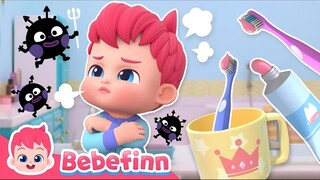 YouTube Bebefinn | No, No, Toothbrushing! | EP139 | Song for Kids | Bebefinn Nursery Rhymes