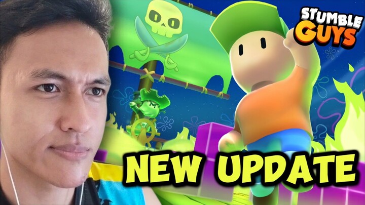 UPDATE NEW MAP SPONGEBOB DASH?!!😱 - STUMBEL GUYS