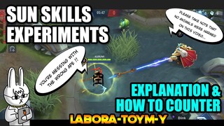 EXPERIMENTS WITH SUN - MLBB - MOBILE LEGENDS LABORATOYMY