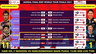 Jadwal Lengkap Final BWF World Tour Finals 2021 Marcus/Kevin Vs Takuro Hoki/Yugo Kobayashi Live TVRI