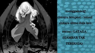 menggambar rimuru tempest - tensei shitara slime data ken | Series GATAGA (Gambar TAk tertuGa)