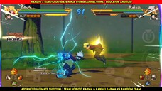 TEAM KARMA VS TEAM CHIDORI - NARUTO STORM CONNECTIONS ANDROID GAMEPLAY