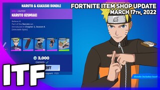 Fortnite Item Shop NARUTO IS BACK! [March 17th, 2022] (Fortnite Battle Royale)