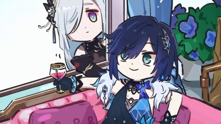 Genshin Impact comic: Xiaoye Lan's new clothes ~ Artist: "xinzoruo" (authorized)