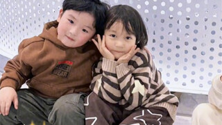 Though we're far apart, we're both growing up just fine!