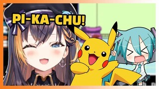 Petra Impersonating Miku and Pikachu Catchphrase [Nijisanji EN Vtuber Clip]