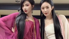 Behind the scenes of "Traveling with the Phoenix", Shen Li and Lady Jin danced together~