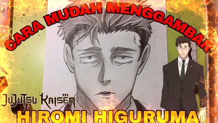 CARA mudah menggambar anime jujutsu kaisen, pengacara higuruma uid: 1052388012