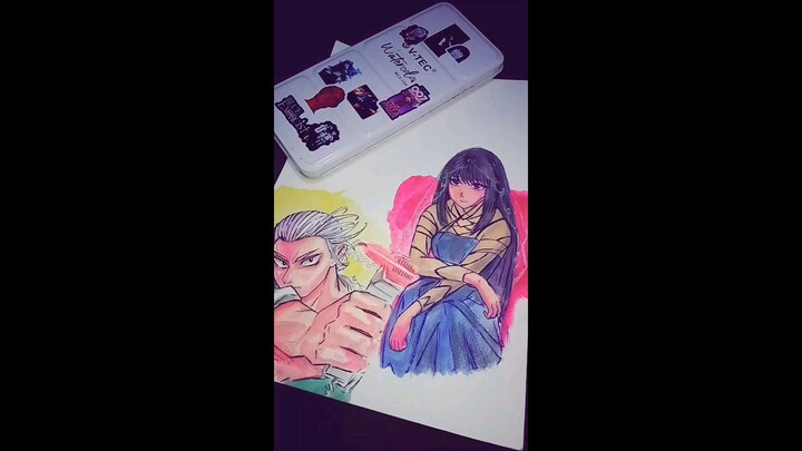 drawing osaragi dari Sakamoto days