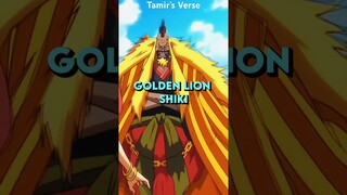 Golden Lion Shiki Is A LIVING LEGEND #anime #onepiece #luffy #shorts