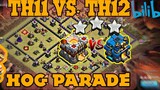 TH11 vs. TH12 | th11 attack strategy | how to 3 star clan war | best th11 attack strategy 2022