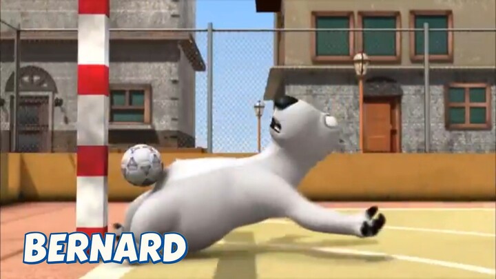 BERNARD BEAR || INDOOR FOOTBALL - CARTOON CHILDREN
