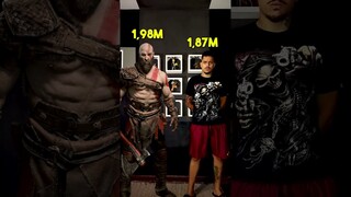 Altura dos personagens de God of War! #shorts