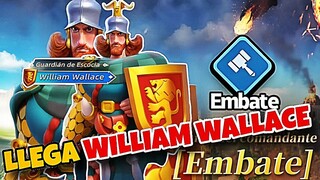 WILLIAM WALLACE💥 NUEVO COMANDANTE INFANTERIA TRAE NUEVO DAÑO EMBATE - RISE OF KINGDOMS