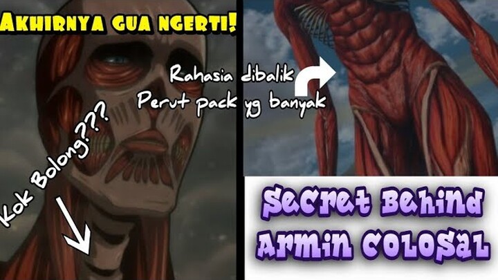 Fakta Armin sang Titan Colossal yang Jarang diketahui Para Penonton!
