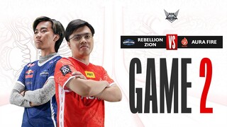 REBELLION ZION vs AURA FIRE | Regular Season WEEK 4 DAY 1 | GAME 2 | #MPLIDS11