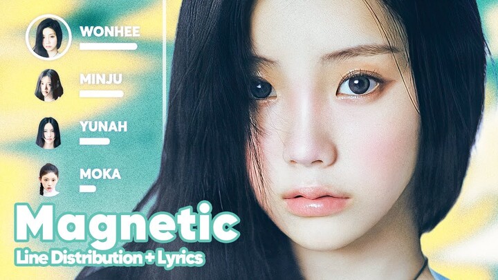 ILLIT - Magnetic (Line Distribution + Lyrics Karaoke) PATREON REQUESTED