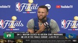 Sweep my @ss - Stephen Curry on Warriors vs Celtics Game 2 NBA Finals
