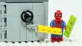 Lego Spiderman Brick Building Vault Animation