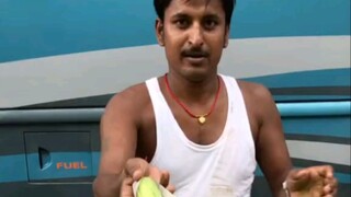 Cucumber Stall on the Streets of India