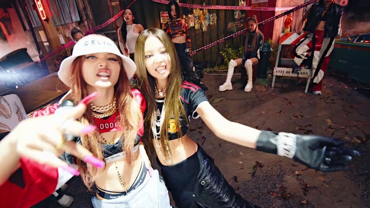 just jennie kim rapping in their new MV "PINK VENOM"