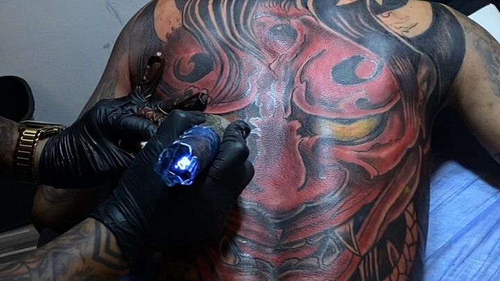 Back piece tattoo
