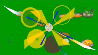Mega Man X Explosion Green Screen DesMagmaDragoon