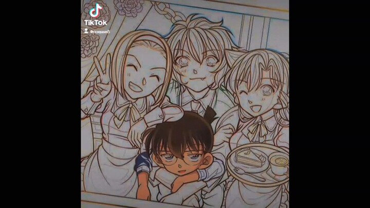 art work detective conan