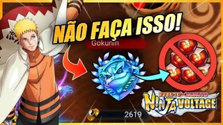 NÃO PEGUE GOKUNIN! ENTENDA PQ AGORA?? GAMEPLAY NARUTO HOKAGE / NARUTO X BORUTO NINJA VOLTAGE