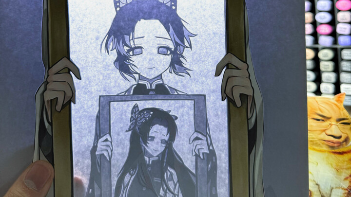 🎨“Kupu-kupu merah muda pergi, kupu-kupu ungu mengikuti; anak kupu-kupu yang hendak pergi dicegat dan