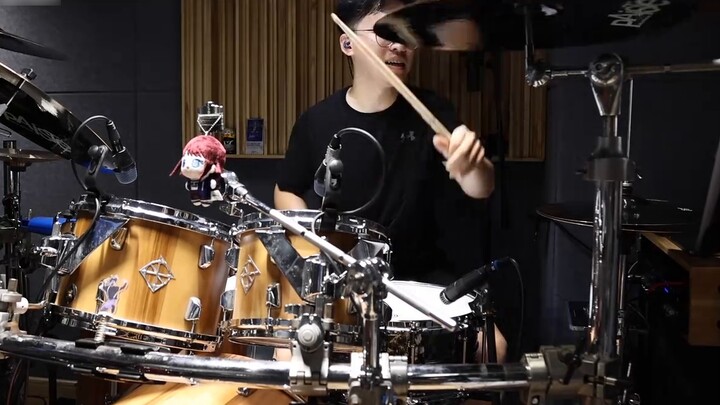 "Drum Set" Mas?uerade Rhapsody Re?uest｜Double pedal crazy smoking episode