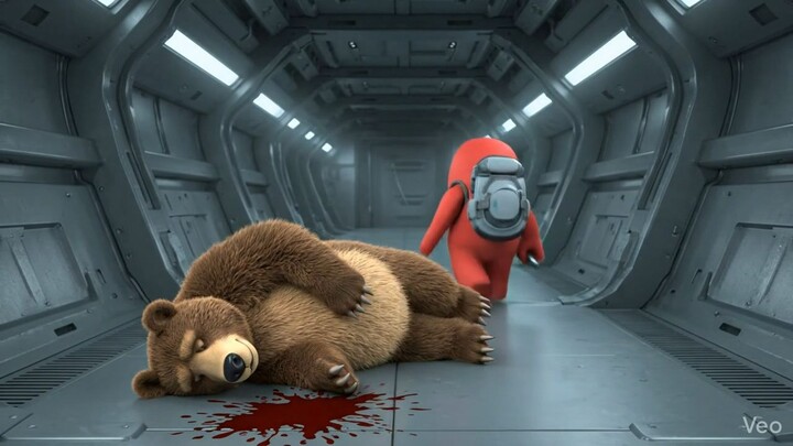 Mini - Crewmate - Kills - Masha -  and - the Bear - Characters | Among Us