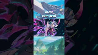 ALICE EPIC FREE SKIN  #mobilelegends #upcomingskin #mlbb #whatsnext