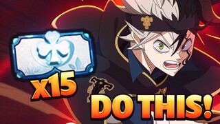 GET THESE *FREE* 15 PULLS BY DOING THIS! FULL PVP TOURNAMENT INFO - WHO TO PICK | Black Clover M