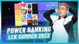 Lu xếp hạng đội tuyển LCK mùa hè 2022 [Hoàng Luân]