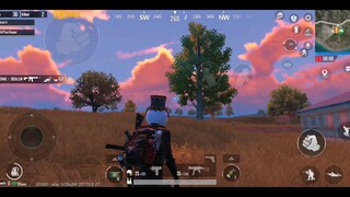 Bermain game dengan suasana langit yang indah