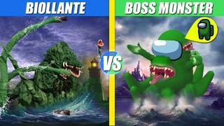 Biollante vs BOSS MONSTER Impostor | SPORE