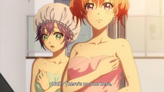 Hiro and Erika go to the swimming pool at Nagi's house together Episode 8 [ A Couple of Cuckoos]