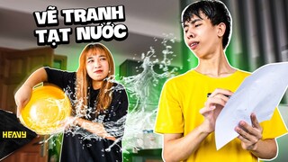 Cuộc Thi Vẽ Nhanh Như Chớp - Ai sẽ bị Tạt Nước Nhiều Nhất?! | HEAVY