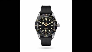 Tudor Black Bay 58 custom Rubber Strap_ Vanguard vulcanized fitted Strap. So goo