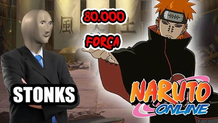 Subindo Força na Continha Principal | Naruto Online