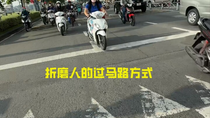 Car ignores the crosswalk, pedestrian picks up a brick—these overseas ways of crossing the street ar