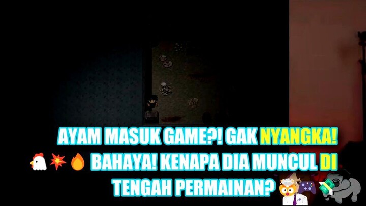 Gamer terkejut saat ayam tiba-tiba muncul di tengah permainan