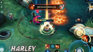 welcome to mlbb GAMEPLAY Harley si mungil meresahkan