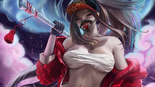 [Vẽ Digital] Vẽ một bức tranh Akali - Sát Thủ Đơn Độc (Lol)