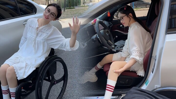 下肢瘫痪后我考了驾照自己开车。人生就是努力把不可能变为可能的过程