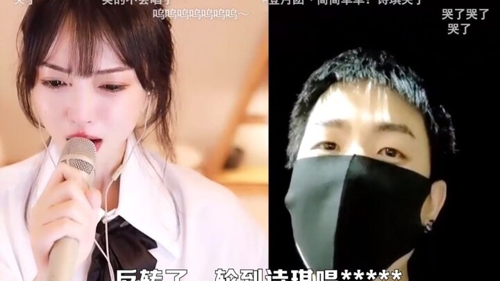 千万主播连麦PK三次遇前女友，两人都哽咽抹泪，最后祝福对方！