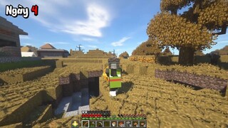 Tóm Tắt Minecraft 100 Ngày Thảm Họa Zombie Sinh Tồn Siêu Khó