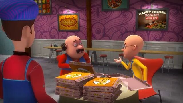 Motu और Patlu का लंच ब्रेक John के साथ _ Kiddie Land