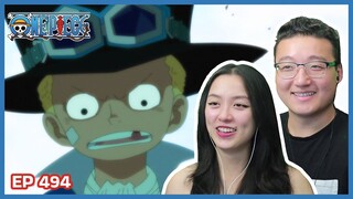 SABO REVEALED! BELIEVE IT! | One Piece Episode 494 Couples Reaction & Discussion